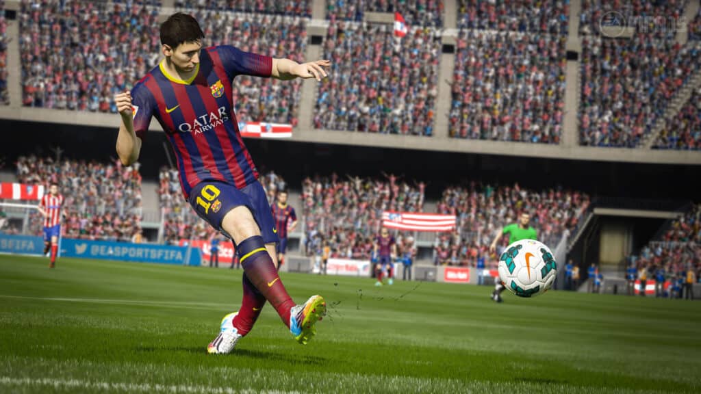Lionel Messi in FIFA 15.