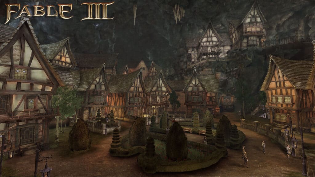 A Steam promotional image for Fable III.