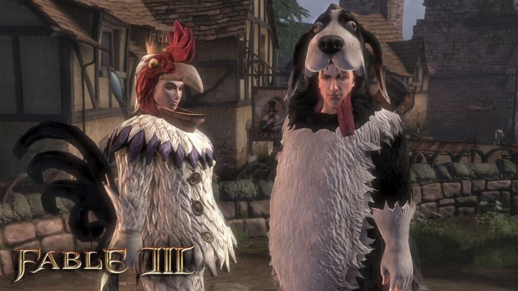 A Steam promotional image for Fable III.