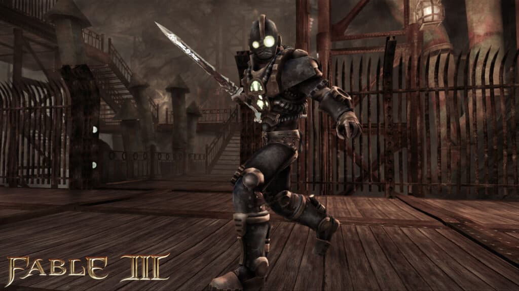 A Steam promotional image for Fable 3.