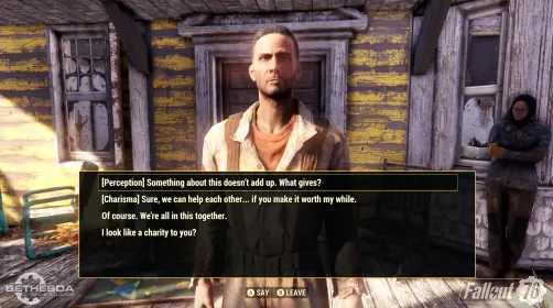 Fallout 76 Dialogue