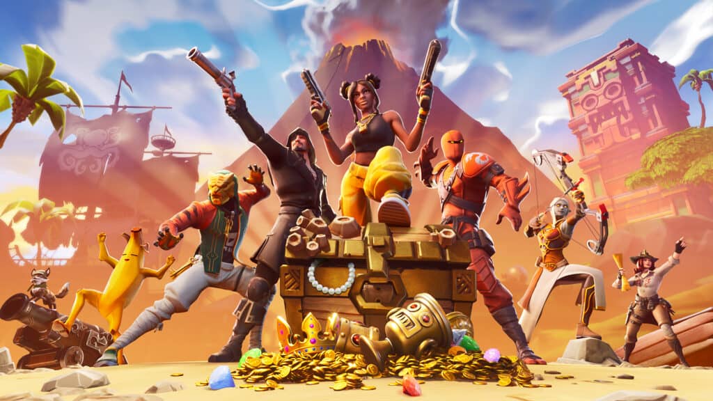 A promotional photo for Fortnite.