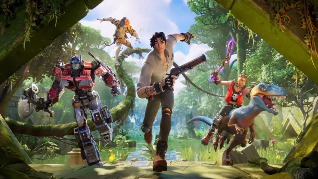 A promotional photo for Fortnite.