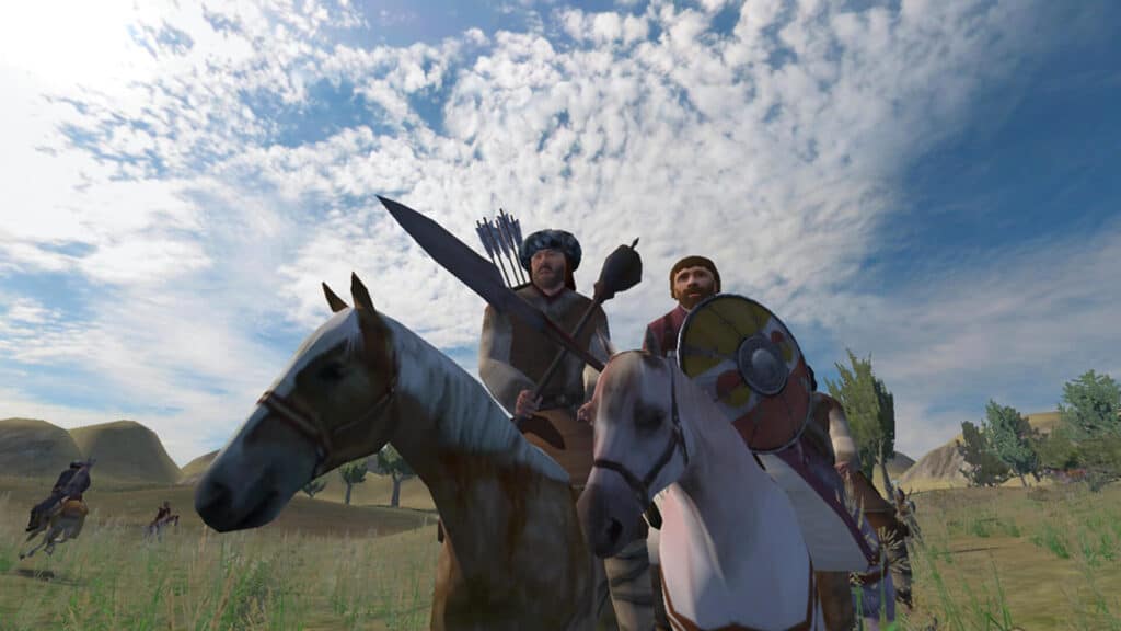 A TaleWorlds promotional image for Mount & Blade.