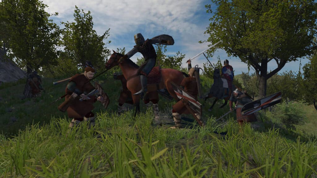 A TaleWorlds promotional image for Mount & Blade.