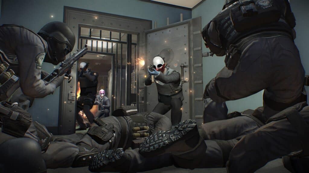 A Steam promotional image for Payday 2.