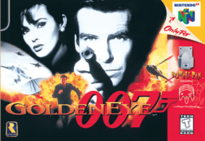 James Bond 007 GoldenEye Box cover art.