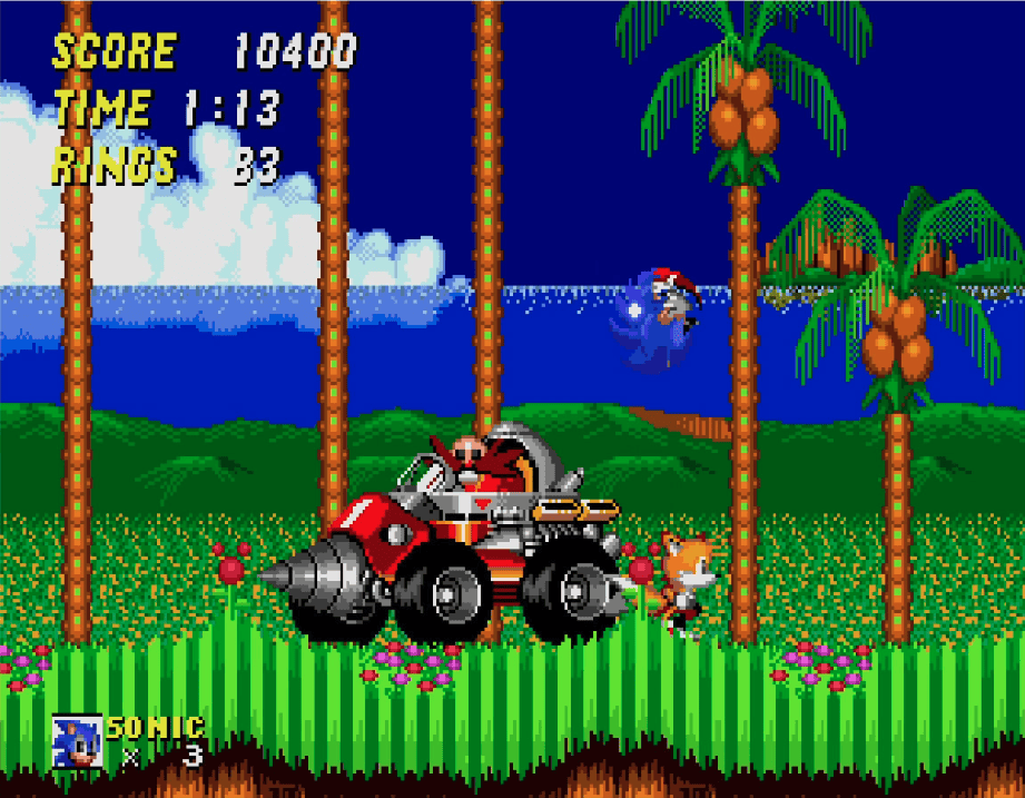 Sonic the Hedgehog 2 gameplay (PC Game, 1992) 