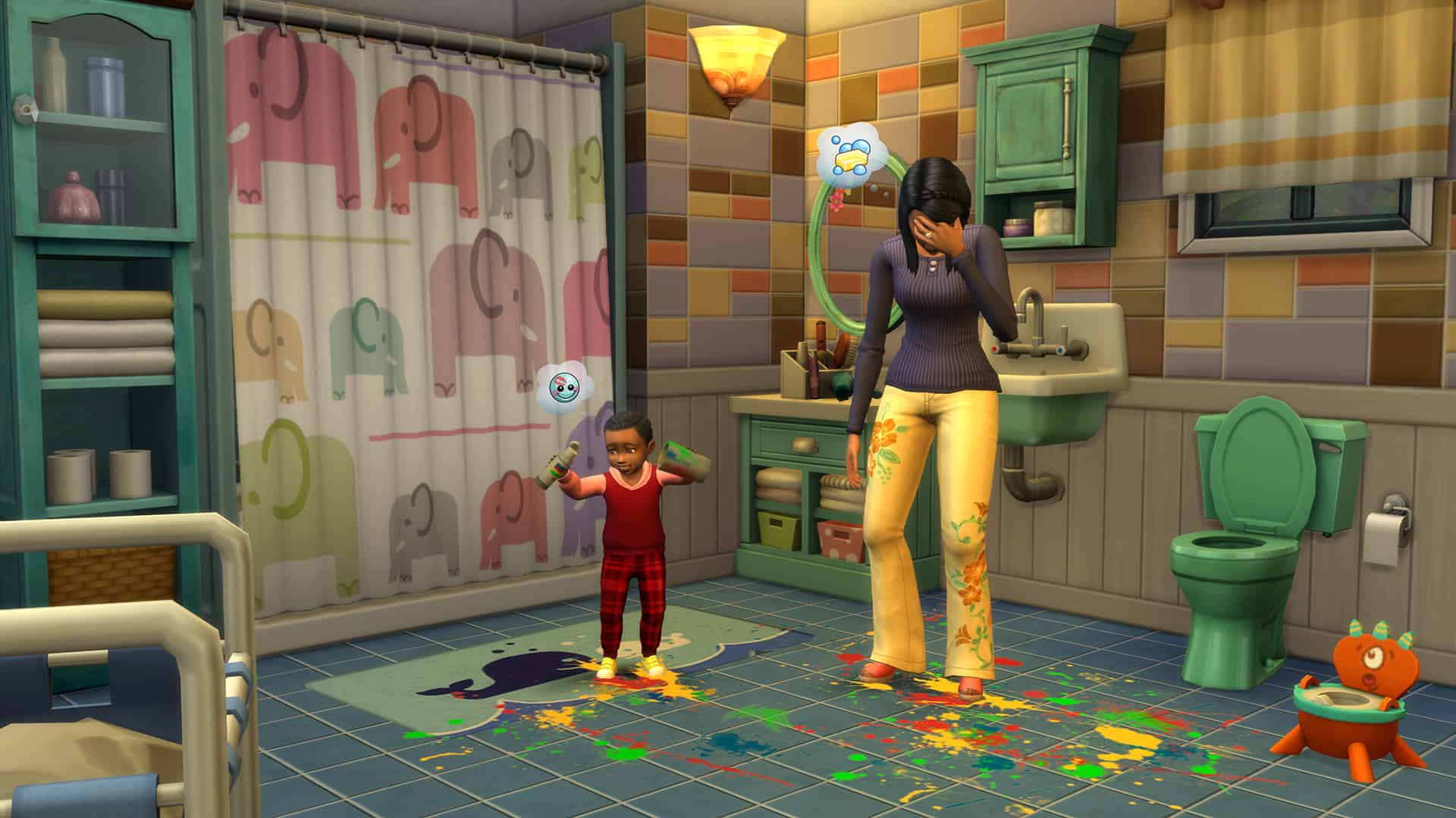 A Steam promotional image for The Sims 4: Parenthood.