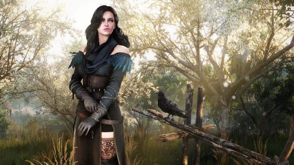 A Steam promotional image for The Witcher 3: Wild Hunt.