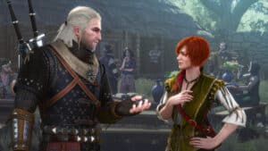 A Steam promotional image for The Witcher 3: Wild Hunt Hearts of Stone DLC.