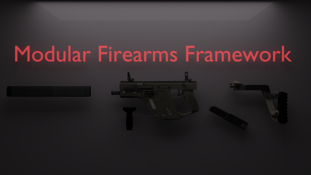 Screenshot of the Modular Firearms Framework mod for Blade and Sorcery