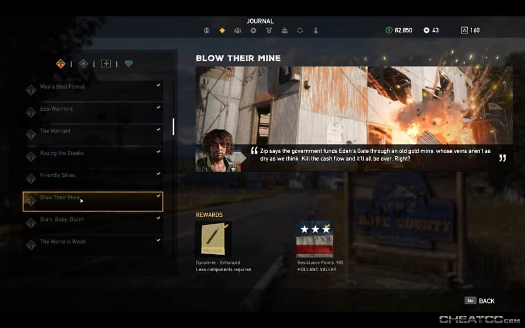 Far Cry 5 Guide Walkthrough Blow Their Mine Zip Kupka 