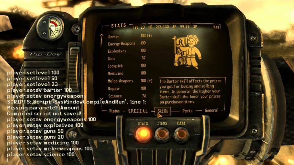 Fallout 3 Cheats