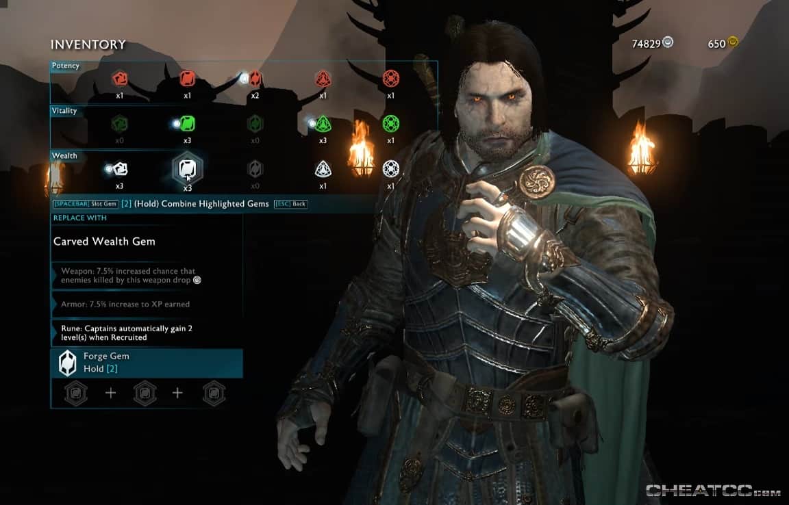 Middle-earth Shadow of Mordor Gameplay: Weapons and Runes 