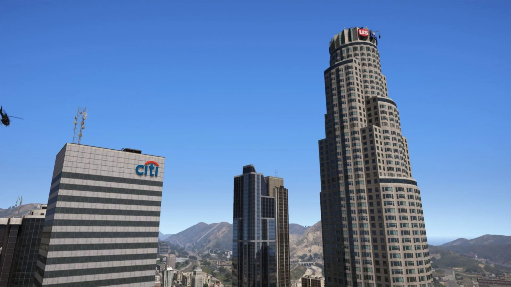 Grand Theft Auto 5 Real California Architecture Mod buildings