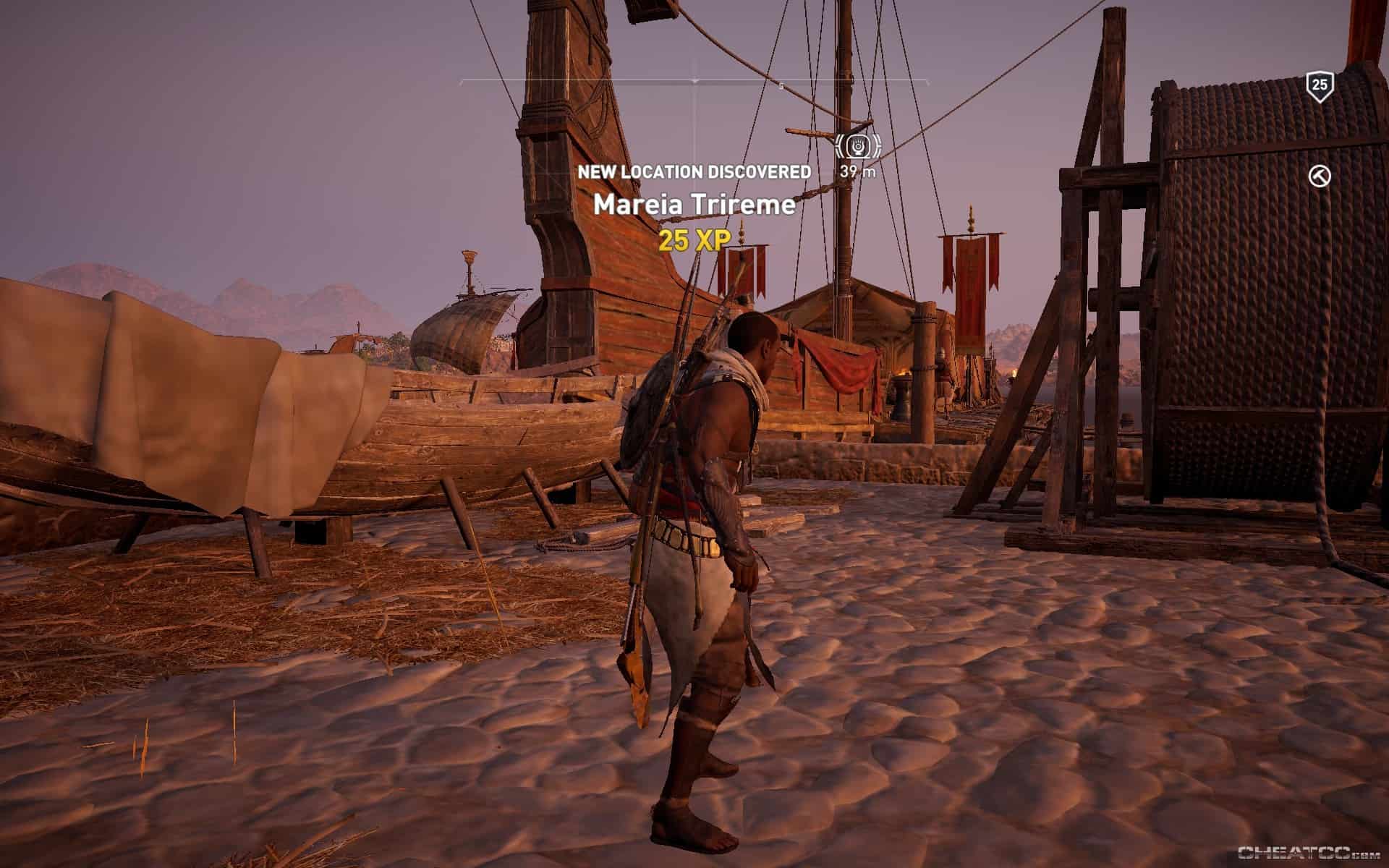 Assassin's Creed: Origins Guide & Walkthrough - Mareia Trireme (Location)