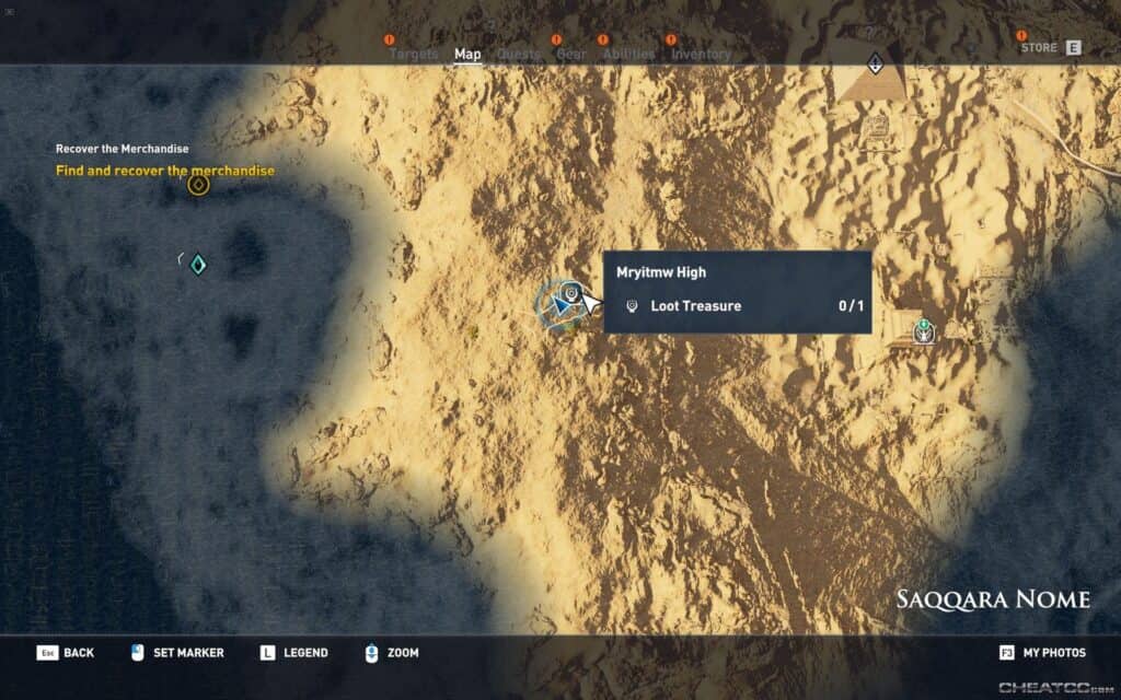 Assassin's Creed: Origins Guide & Walkthrough - Mryitmw High (Location)