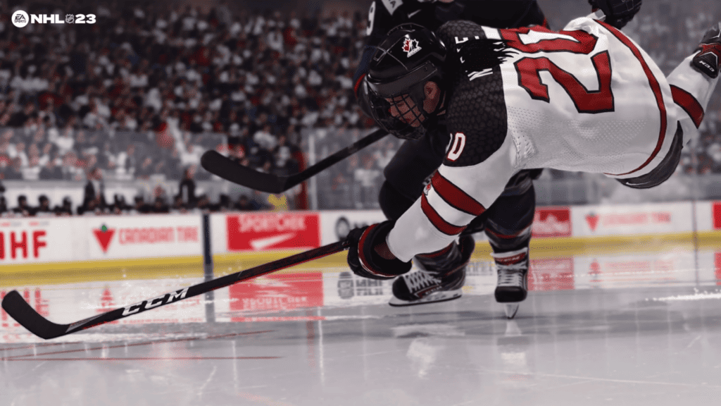NHL 23 Sarah Nurse gameplay