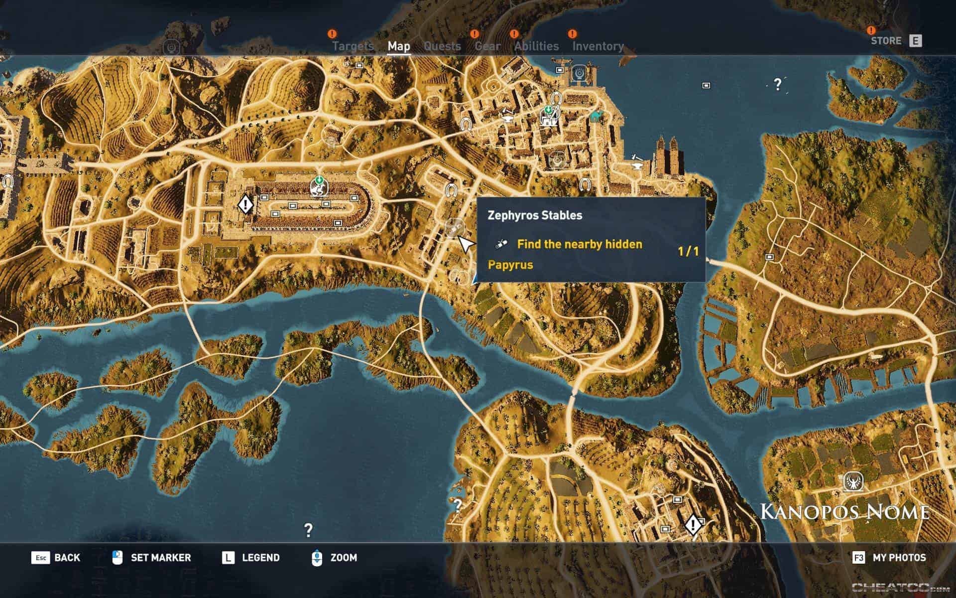 Guide for Assassin's Creed Origins - Papyrus Puzzles