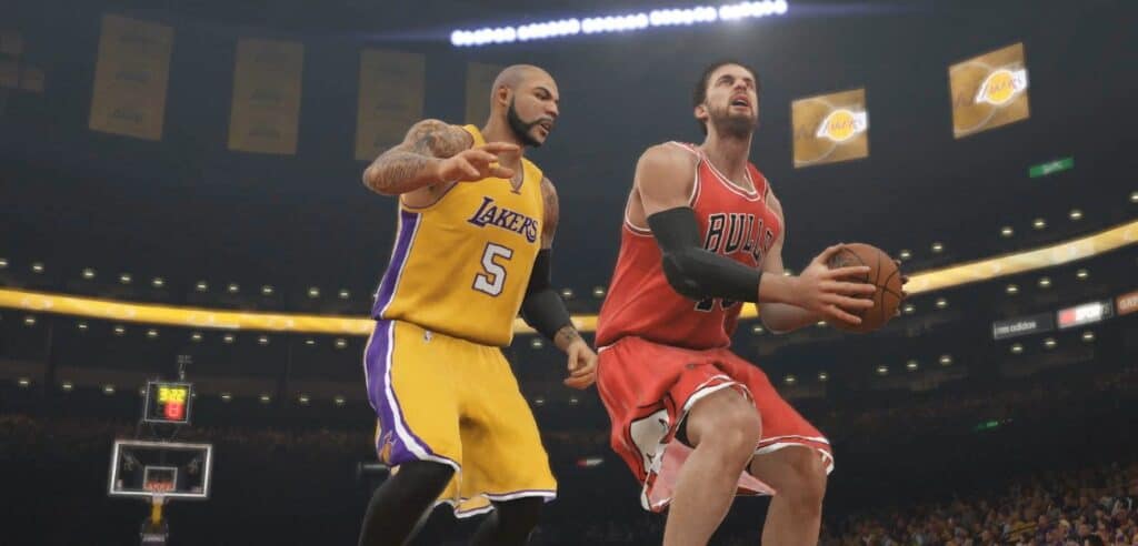 NBA 2K15 close up