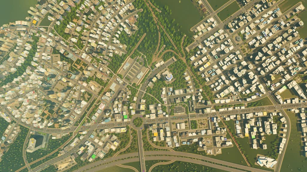 A Steam promotional image for Cities: Skylines.