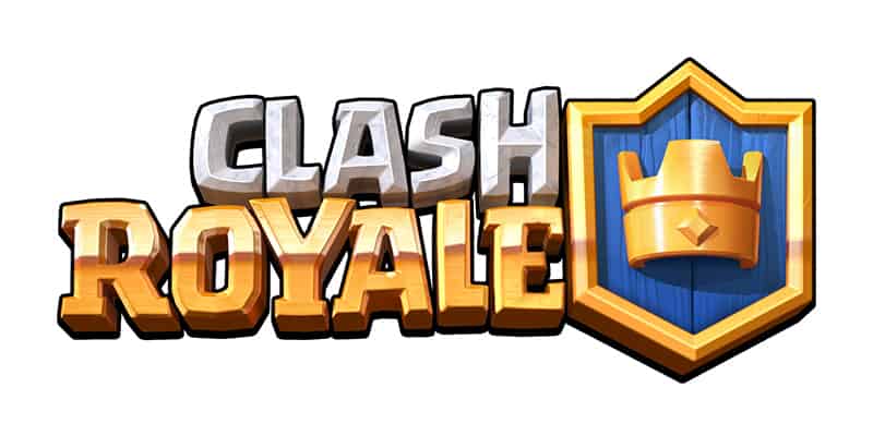 The logo of Clash Royale.