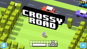 An in-game screenshot from Crossy Road.