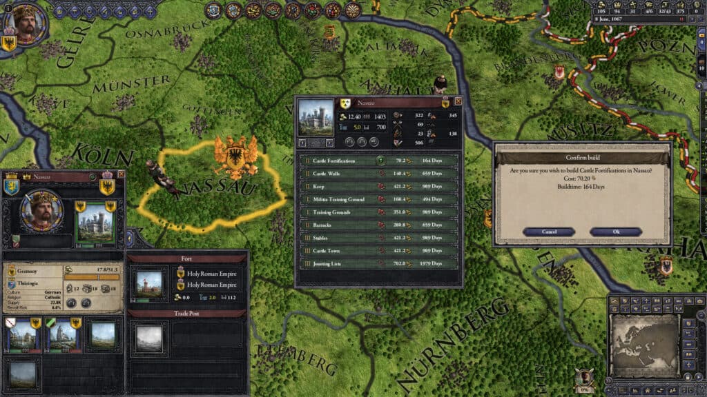 A Steam promotional image for Crusader Kings II.