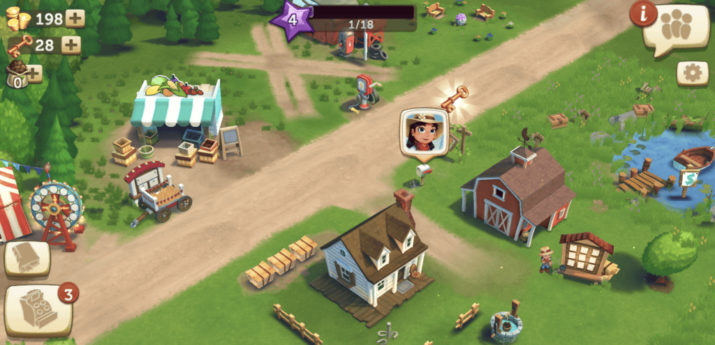 An in-game screenshot from FarmVille 2.