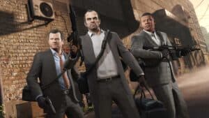 An official promotional image for Grand Theft Auto V.