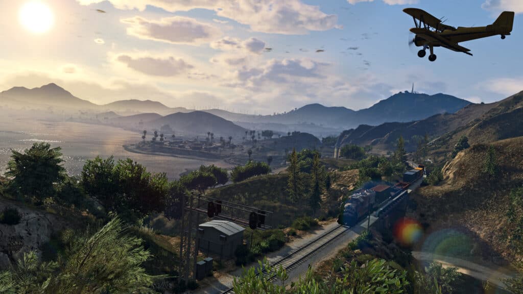 An official promotional image for Grand Theft Auto V.