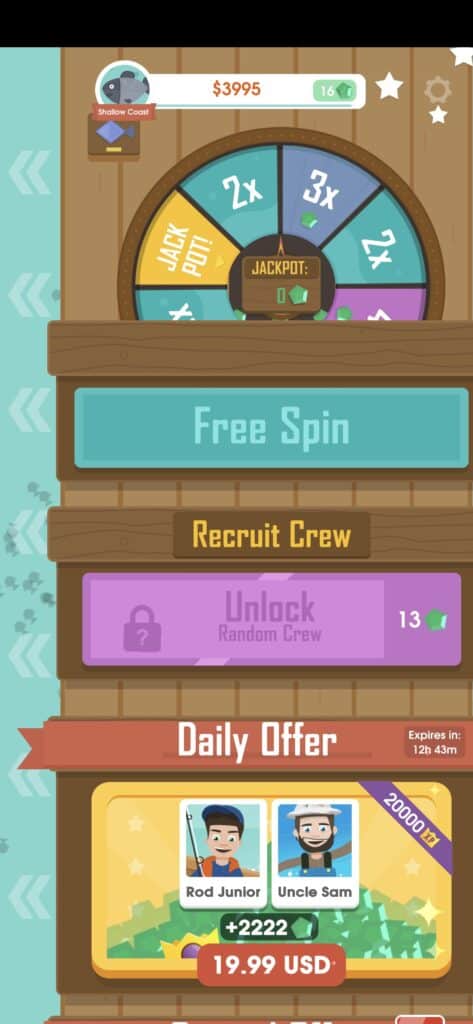 Free Spin in Hooked Inc.