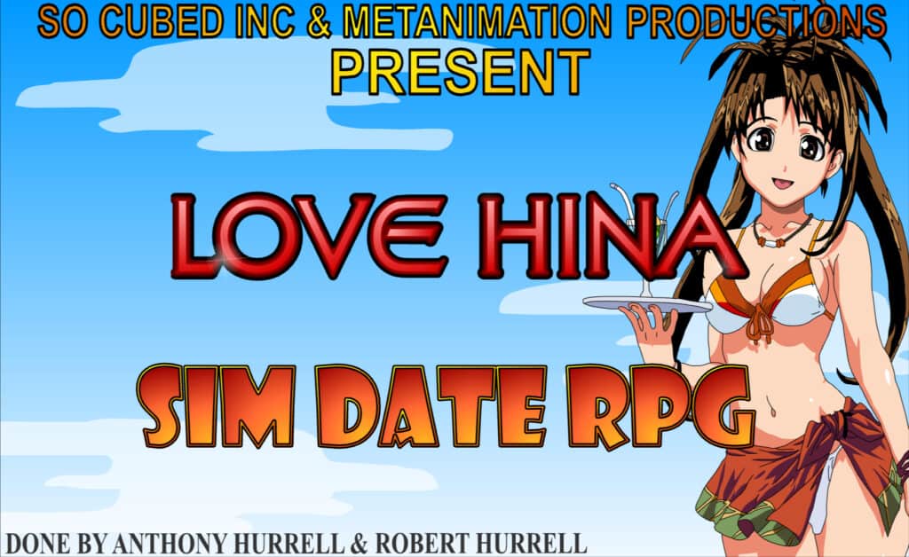 An in-game screenshot from Love Hina Sim Date RPG.