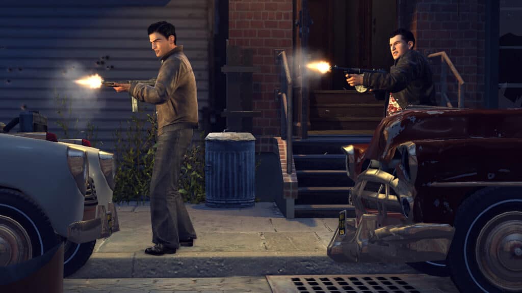 A Steam promotional image for Mafia II.