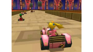 An in-game screenshot from Mario Kart DS.