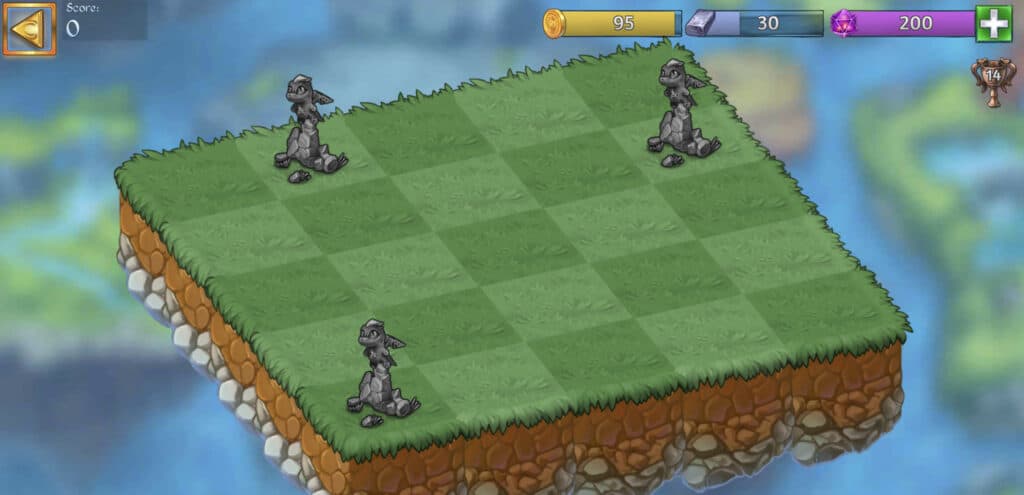 An in-game screenshot from Merge Dragons!