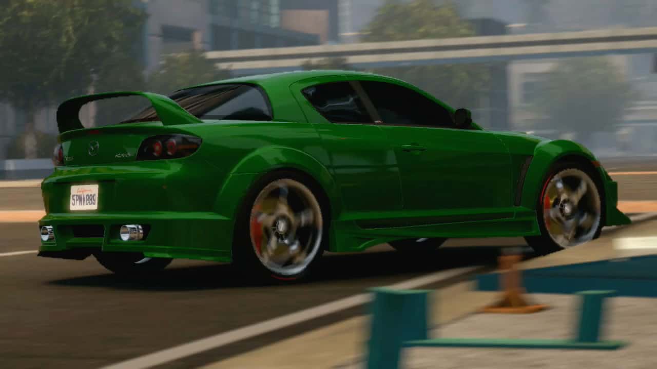 A promotional image from Midnight Club: Los Angeles.