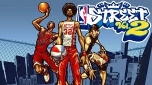 Promotional art for NBA Street Vol. 2.