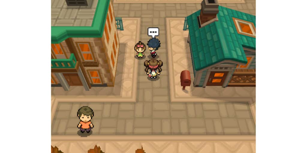 An in-game screenshot from Pokemon Black Version 2.