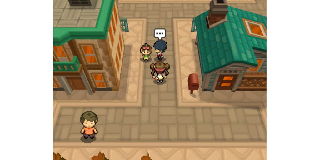 i was playing Pokémon heart gold on desmume and I got to this point and  this started happening did anything happen, or is this normal? : r/Roms