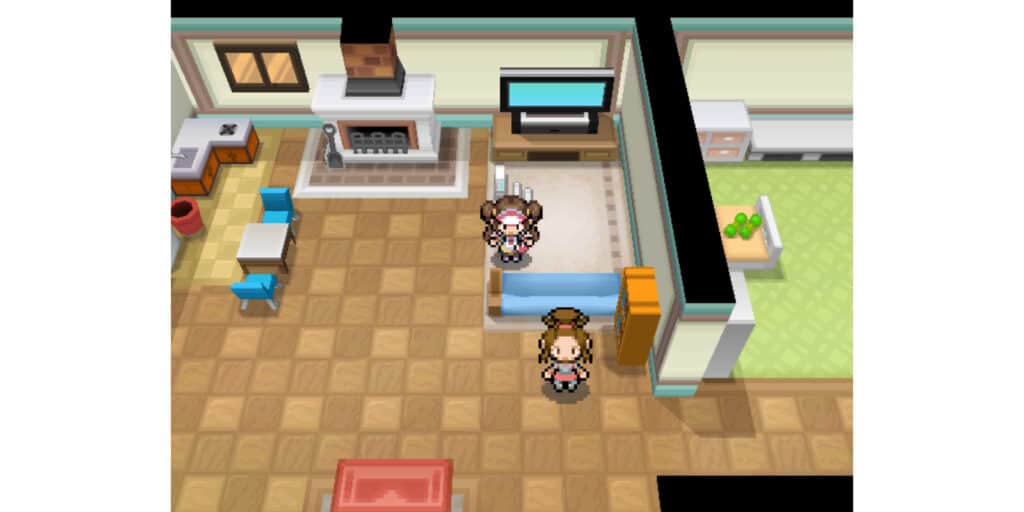 An in-game screenshot from Pokemon Black Version 2.