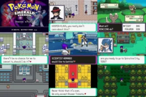 Screenshots from Pokémon Mega Power .