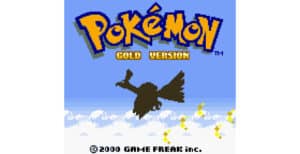 A screenshot from Pokemon Gold.