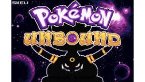 An in-game screenshot from Pokemon Unbound.