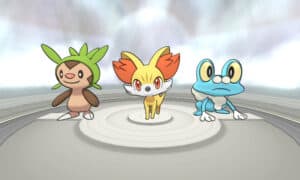 An in-game screenshot from Pokemon X.