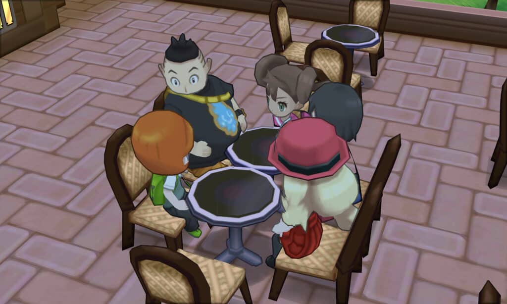 An in-game screenshot from Pokemon X.