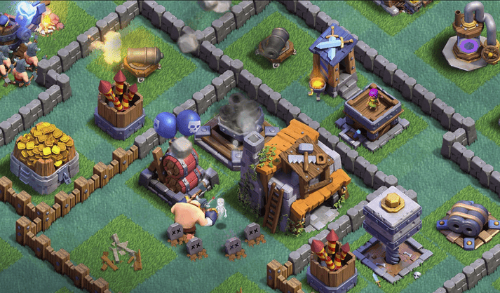 In-game photo of Clash of Clans by Supercell.