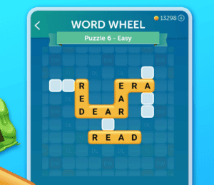 In-game screenshot of Words With Friends 2.