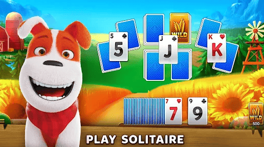 In-game photo of Solitaire Grand Harvest.